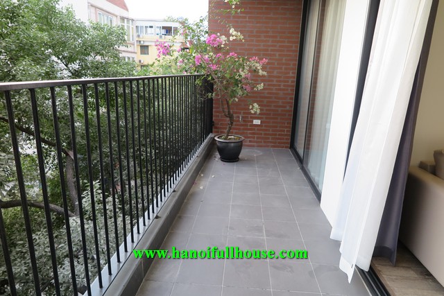 Great apartment on To Ngoc Van street, 1 bedroom, big balcony for rent