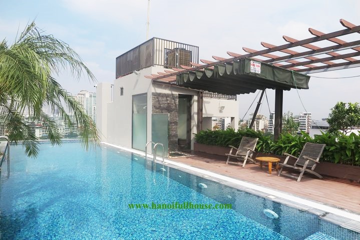 A spacious 1 bedrooms with 80 sq m, beautiful swimming pool on top floor with lake view 