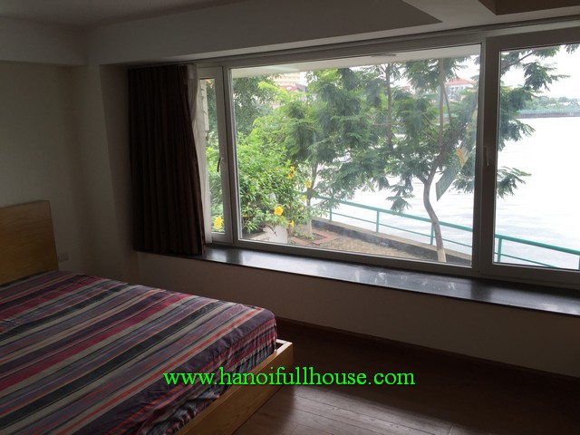 Lake view serviced apartment with one bedroom in Tay Ho, Ha Noi