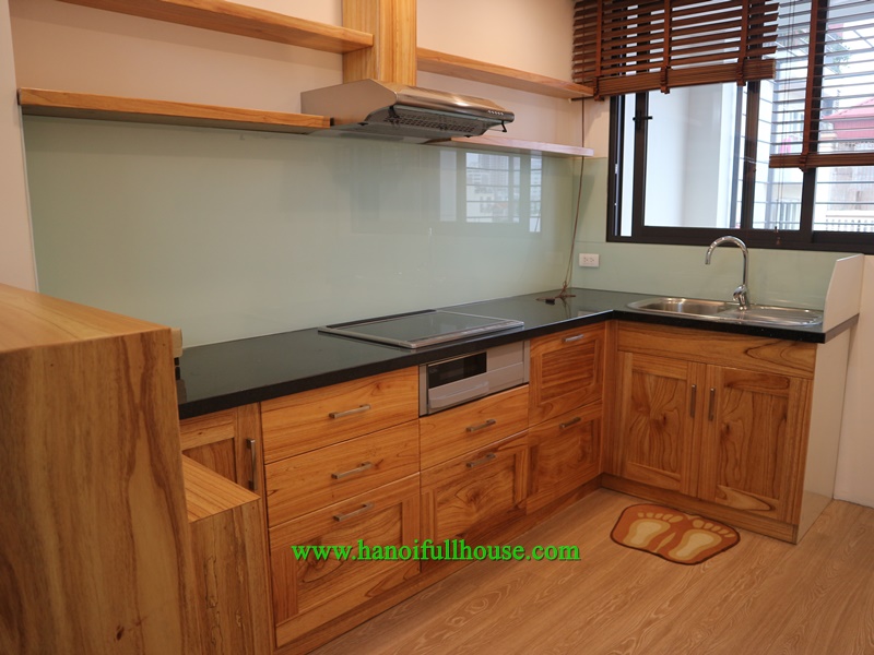 Serviced apartment with 1 bedroom, modern furniture for rent 