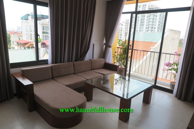 A beautiful, bright two-bedroom serviced apartment in Tay Ho dist for rent