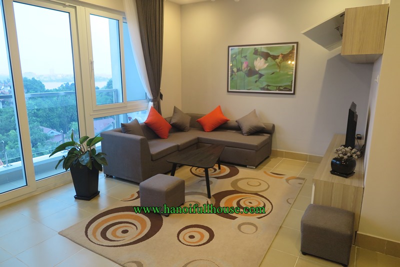 Wonderful view, garden and lake view 2 bedroom apartment in Tay Ho, Ha Noi
