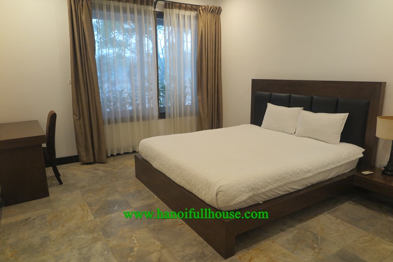  Lake view serviced apartment with one bedroom at Quang Khanh, Tay ho with cheap price for rent