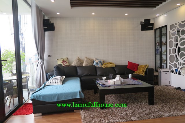A luxury and spacious one bedroom apartment in Dong Da for lease