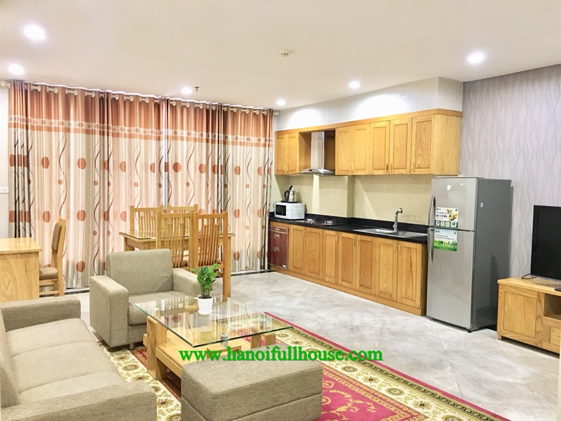 Nice apartment with full service,a lot of light for rent in Dong Da