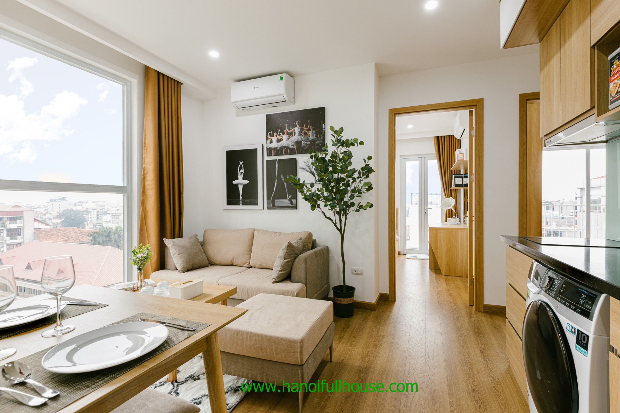 Brand new and modern apartment with 2 bedrooms in Tay Ho dist