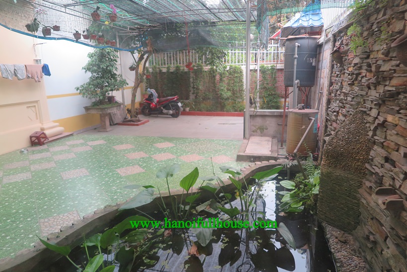 House full of light, big garden in Ngoc Thuy, Long Bien dist for rent