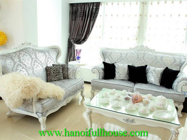 3 bedroom luxurious penthouse apartment for rent in hanoi, vietnam
