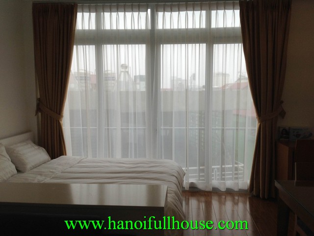 Brand new serviced apartment with 1 bedroom for rent in Ba Dinh dist, Ha Noi