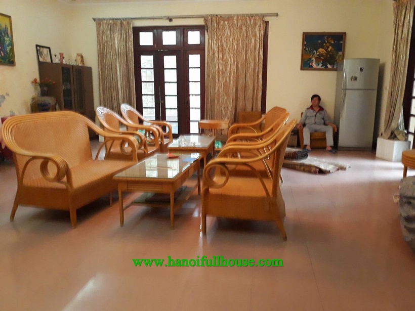 6 bedroom house with spacious terrace and garage is available in Hanoi center