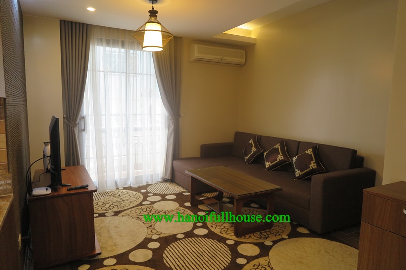 Apartment with 2 bedroom, natural light for rent on Dao Tan street, Ba Dinh dist