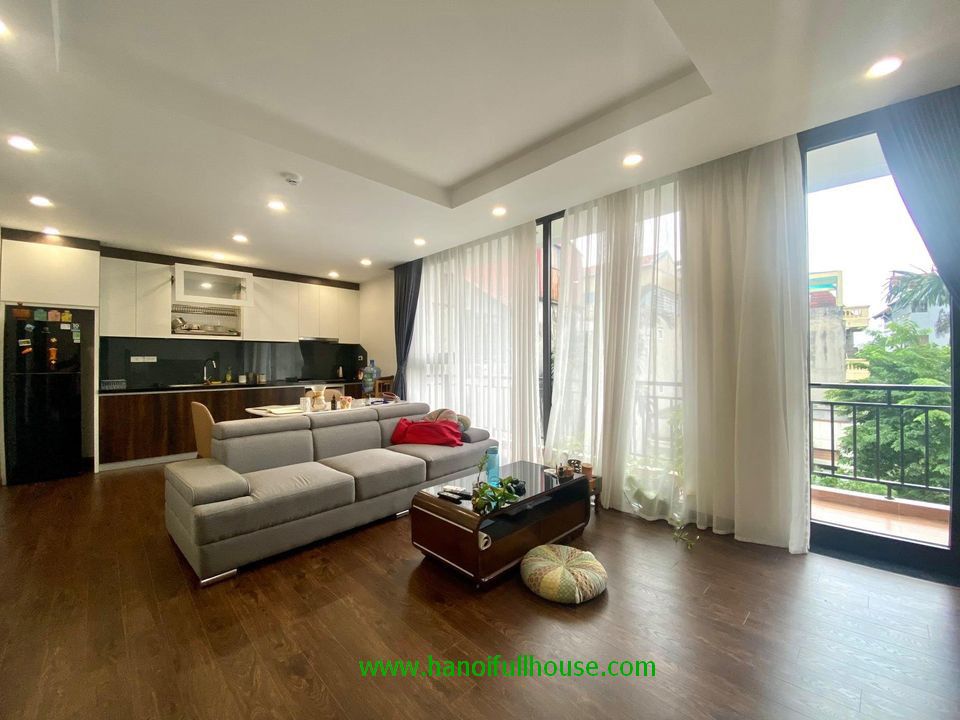 For rent new and modern apartment with one big bedroom in Tay Ho dist 