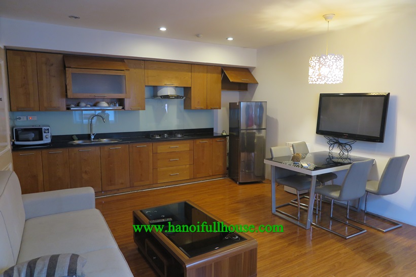 For rent one bedroom serviced apartment on Tu Hoa street, Tay Ho