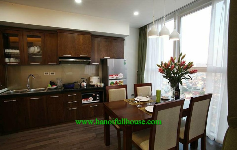 1-bedroom apartment offers nice quality furnishing with bathtub in Dong Da dist