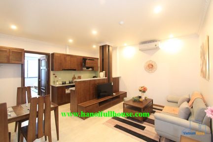 Brand new apartment in Tay Ho for rent, good furniture, professional building. 