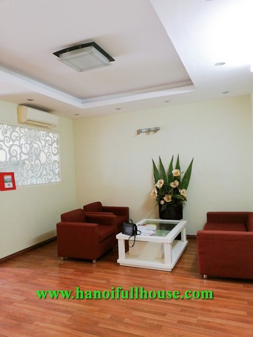 Three - bedroom apartment in 713 building, Lac Long Quan street for rent