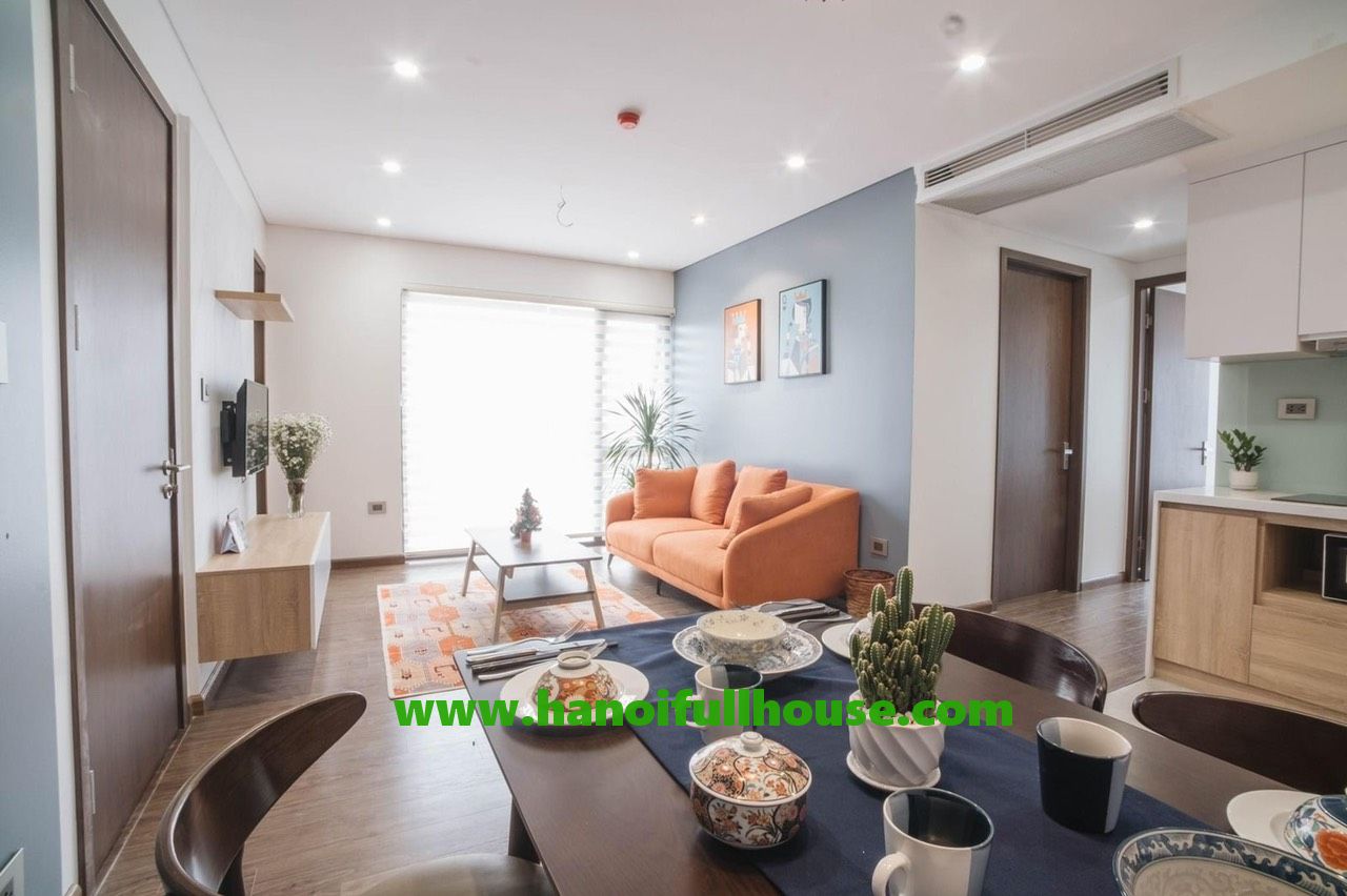 Modern & elegant 2-BR serviced apartment in the center of Hoan Kiem district