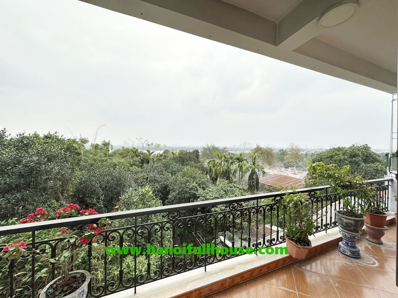Spacious 5-BR house with river view in Long Bien district